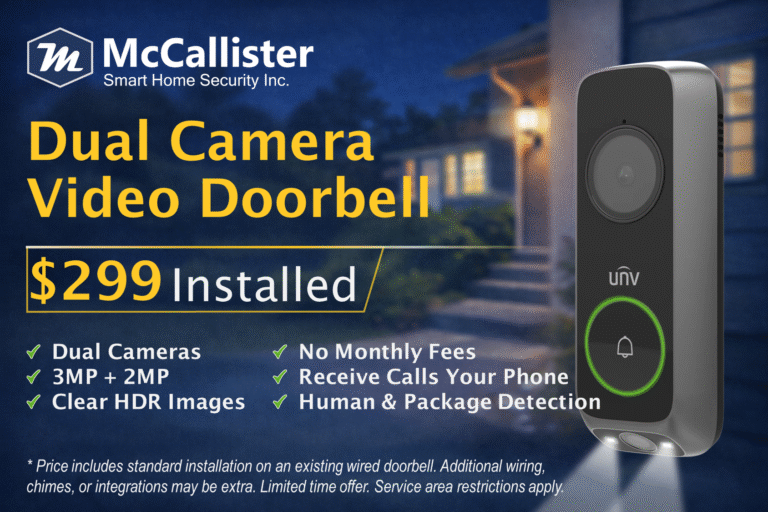 Uniview Dual Camera Video Doorbell